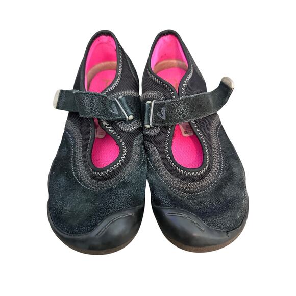 PLAE Emme Youth Girl's Black Leather Shoes Size 1 - Picture 2 of 8